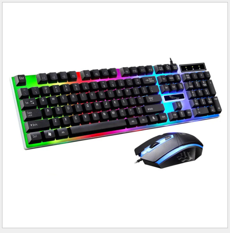 G21 Wired Gaming Keyboard and Mouse Set with Glow